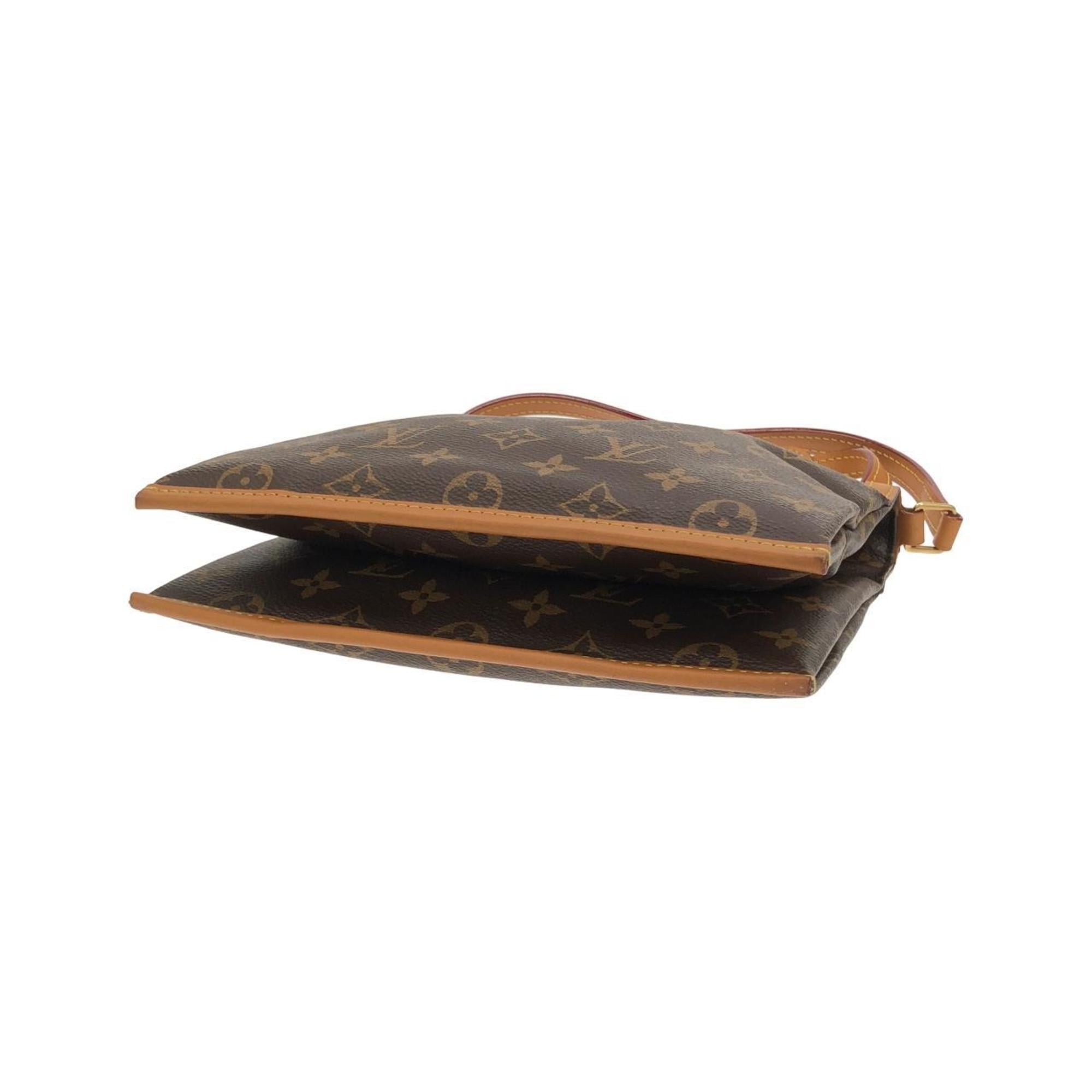 Louis Vuitton Marron Coated Canvas Shoulder Bag