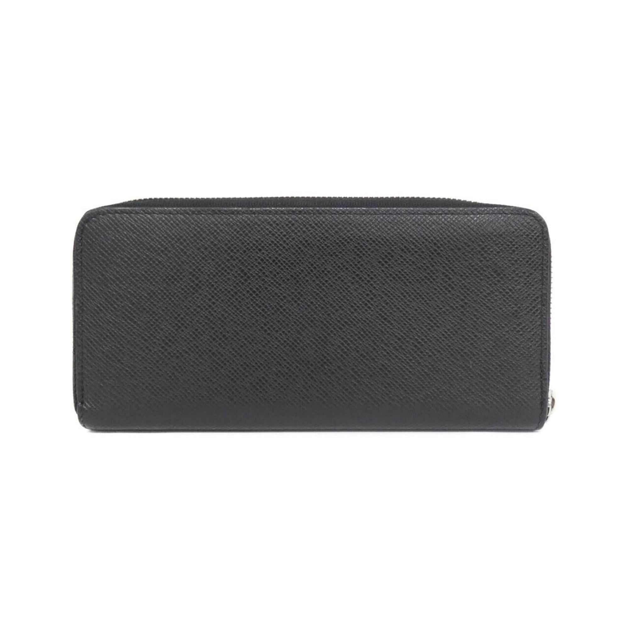 Louis Vuitton Black Leather Long Wallet