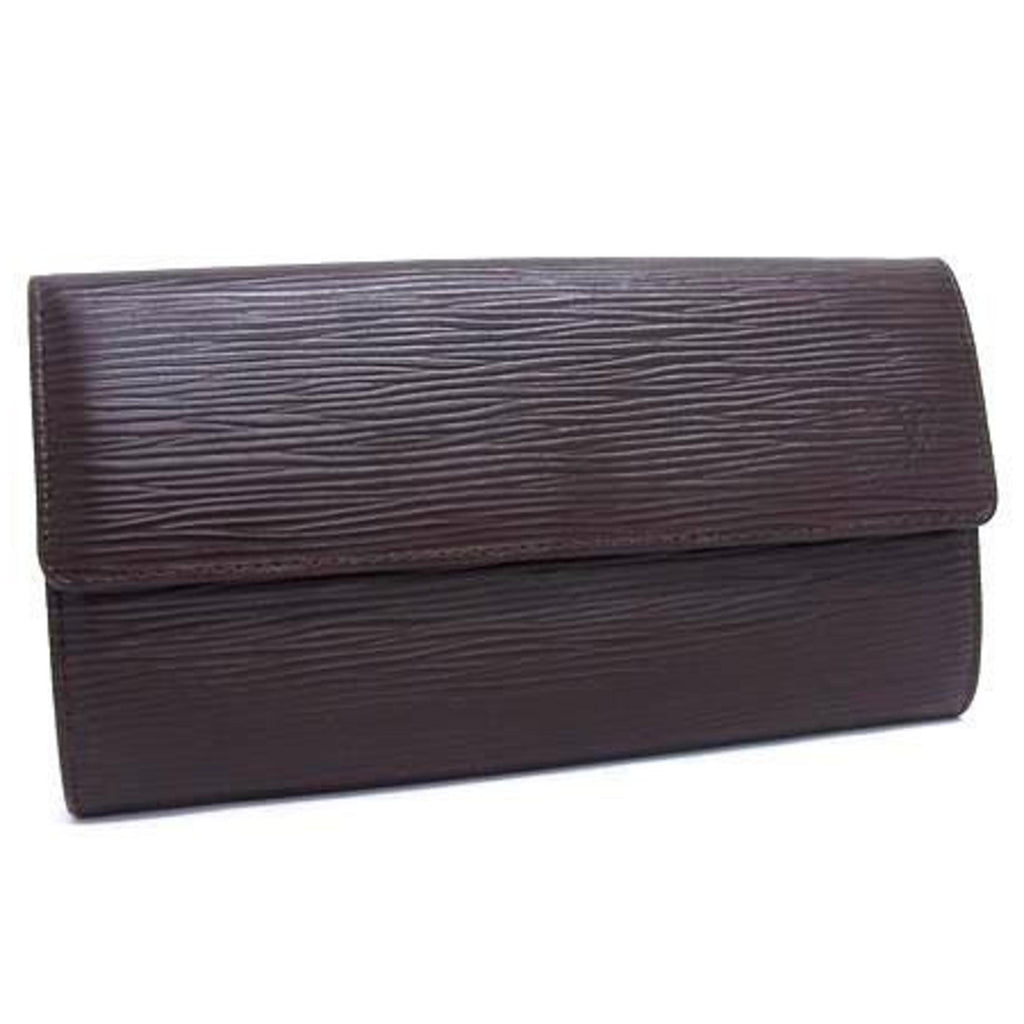 Louis Vuitton Epi Brown Epi Leather Long Wallet