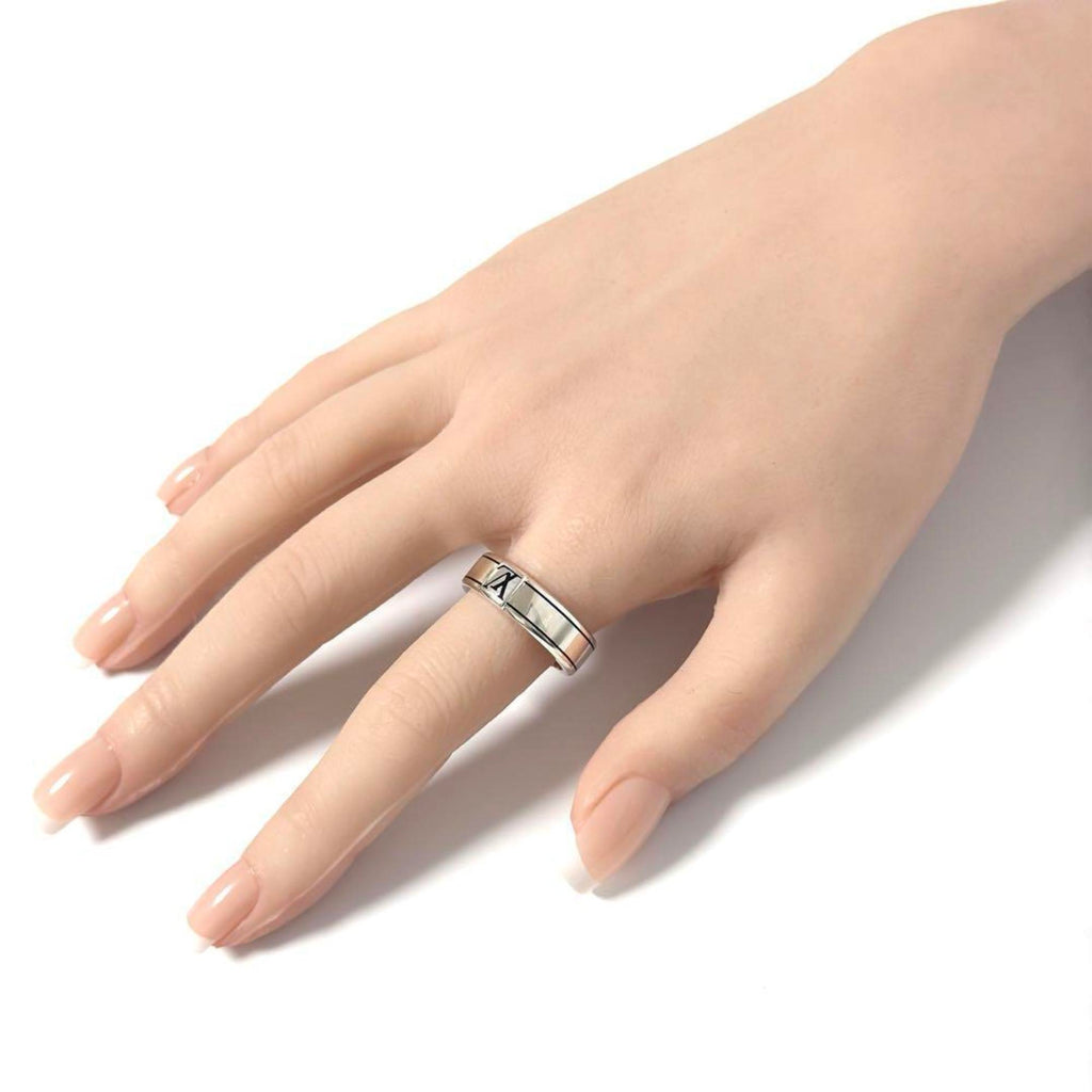 Louis Vuitton Silver Silver 925 Band Ring