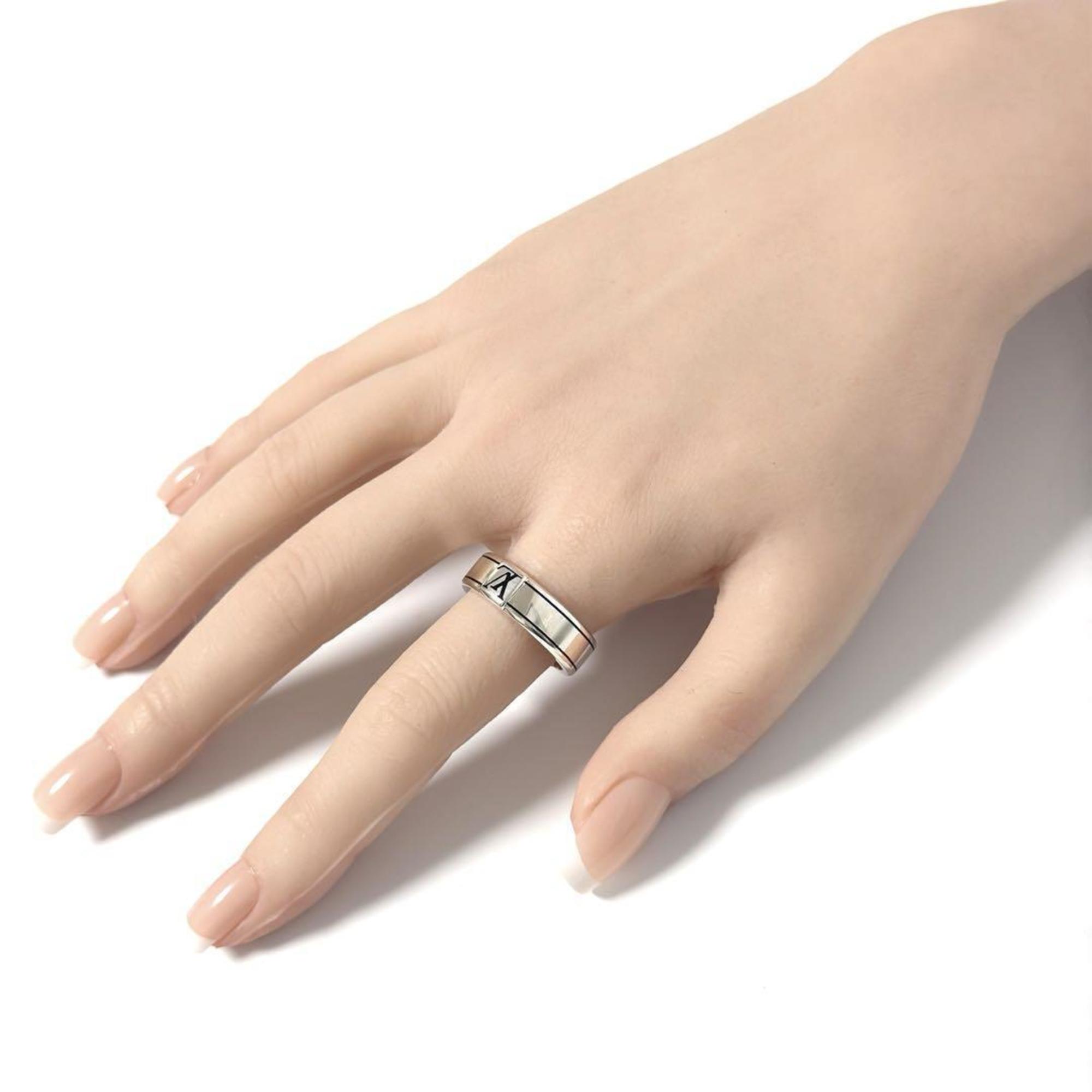 Louis Vuitton Silver Silver 925 Band Ring