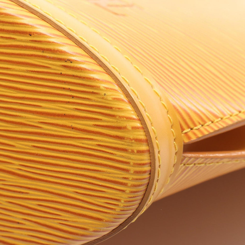 Louis Vuitton Yellow Epi Leather Handbag