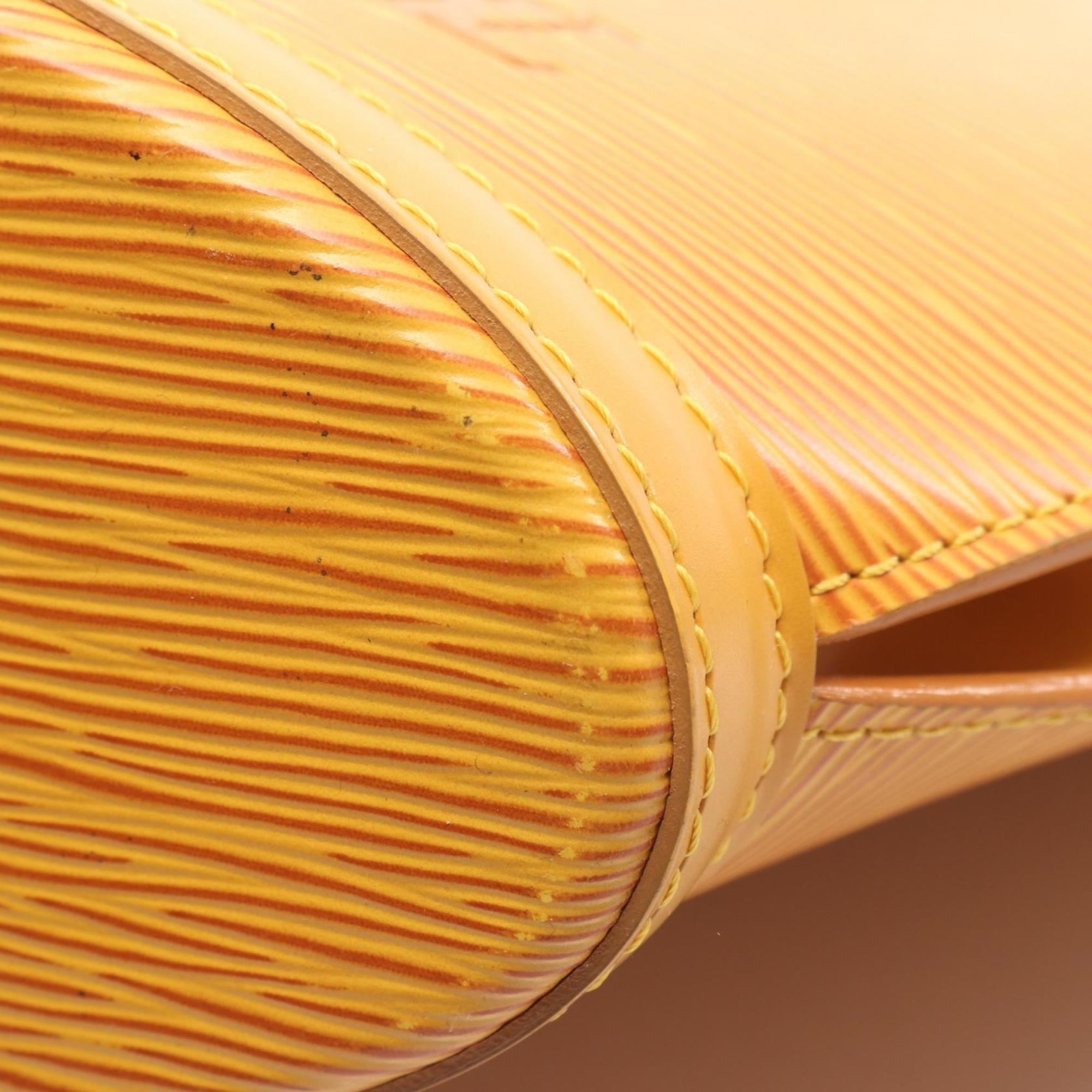 Louis Vuitton Yellow Epi Leather Handbag