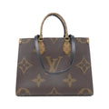 Louis Vuitton Marron Coated Canvas Handbag