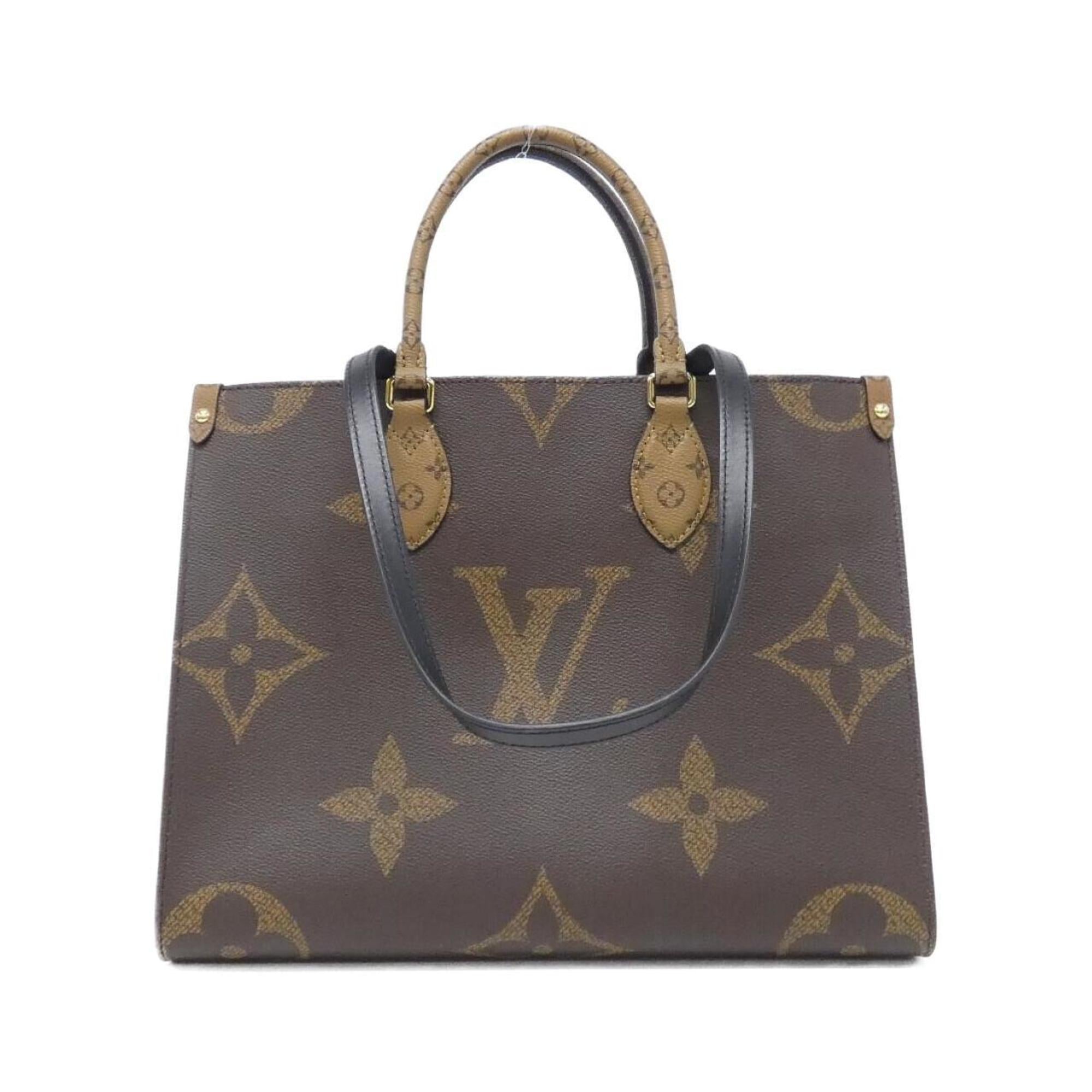 Louis Vuitton Marron Coated Canvas Handbag