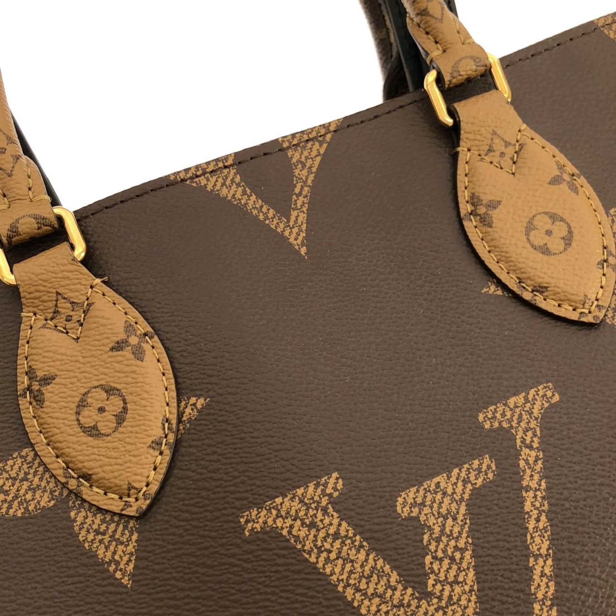 Louis Vuitton Monogram Marron Coated Canvas Handbag