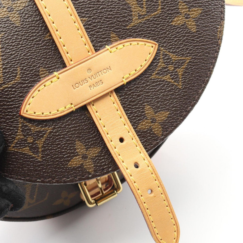 Louis Vuitton Brown Monogram Coated Canvas Leather Shoulder Bag