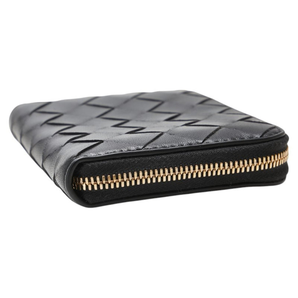 Bottega Veneta Black Leather Wallet (Bi-Fold)
