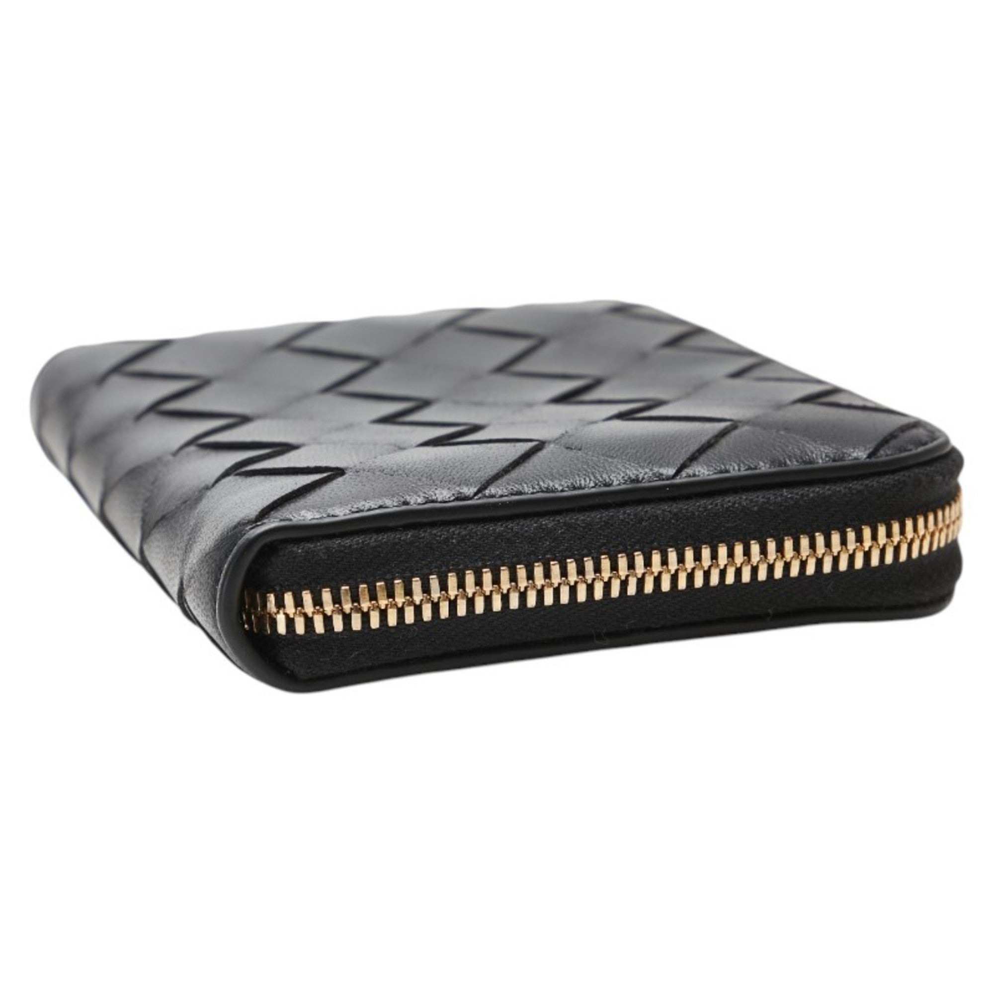 Bottega Veneta Black Leather Wallet (Bi-Fold)