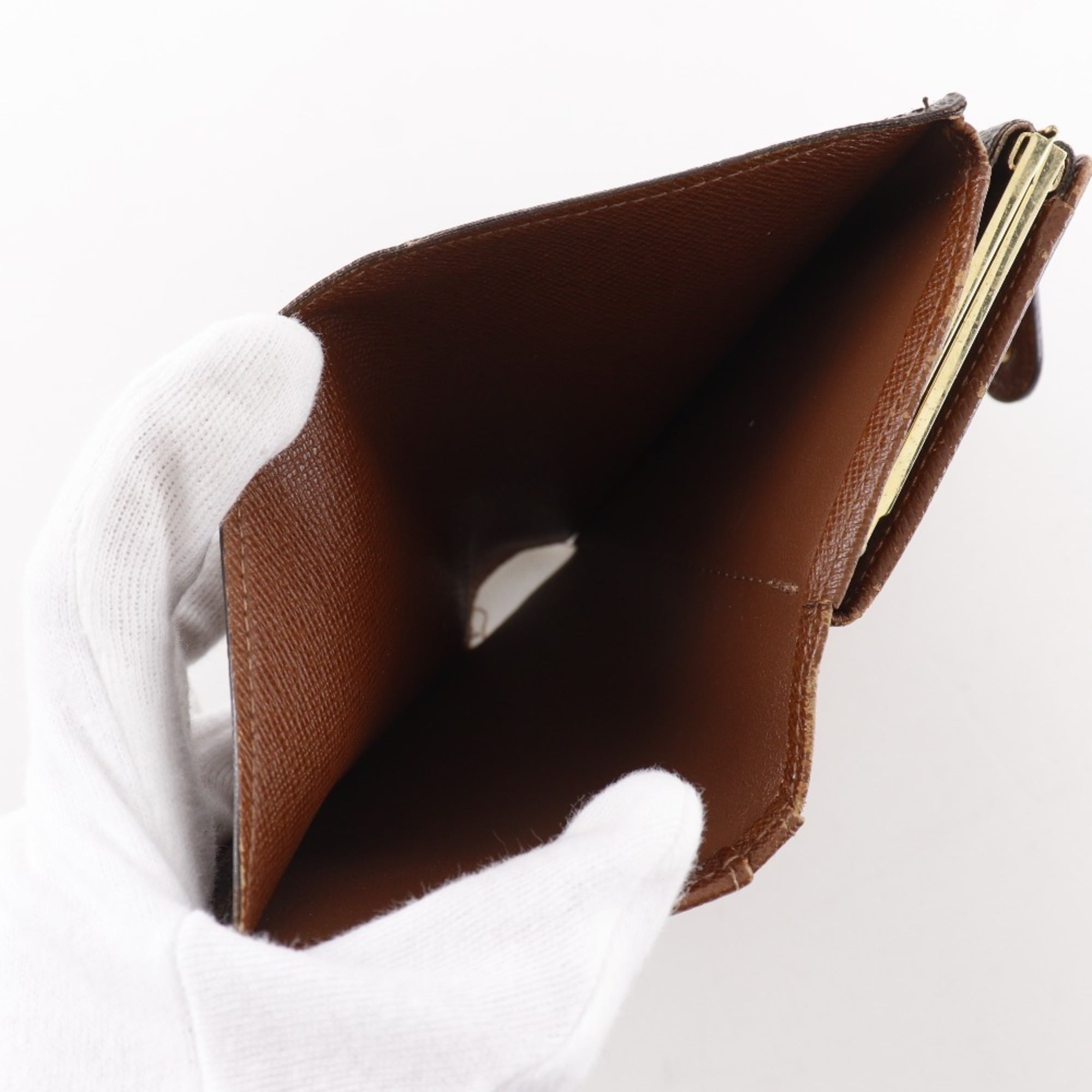 Louis Vuitton Brown Monogram Canvas Wallet