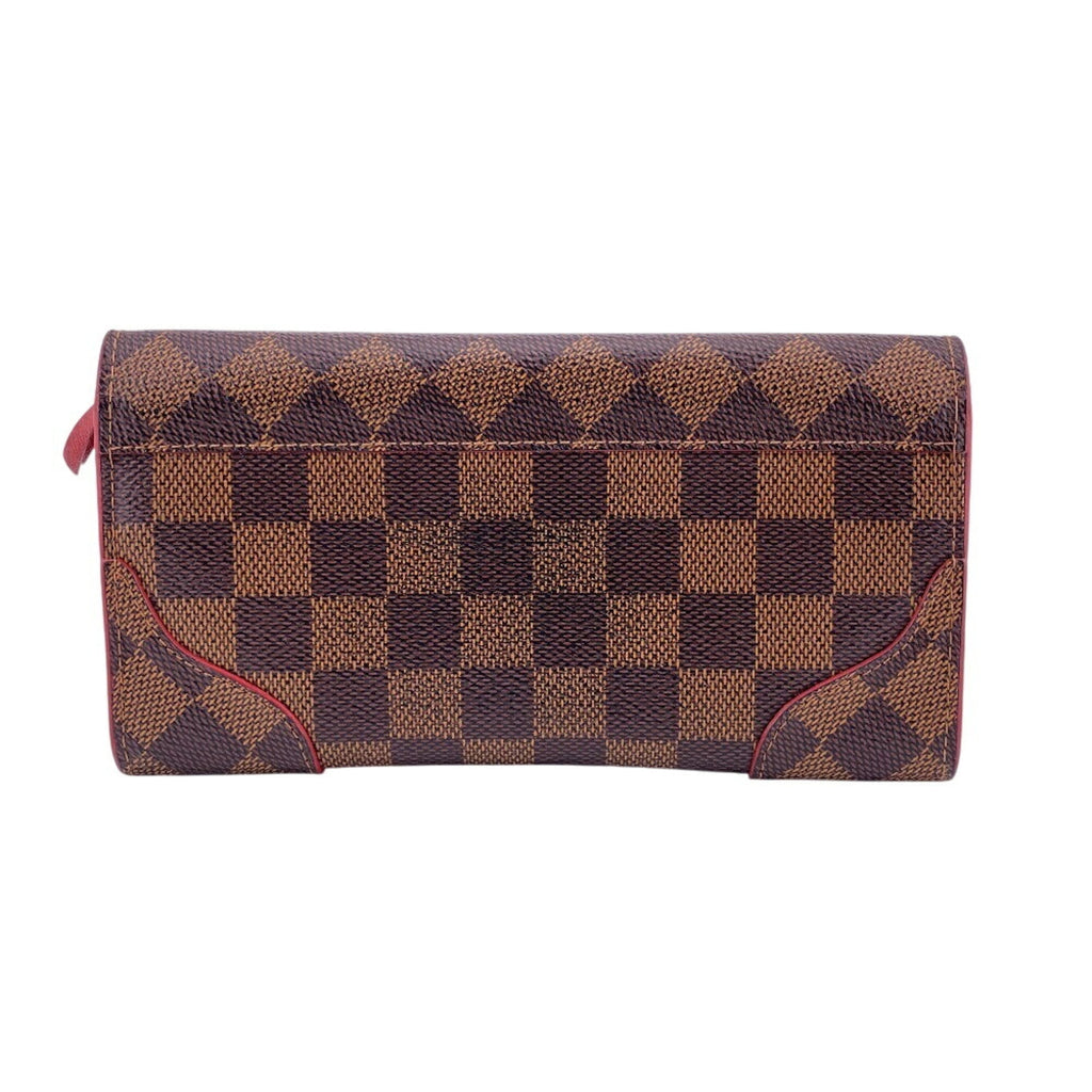 Louis Vuitton Damier Brown Damier Canvas Damier Canvas Long Wallet