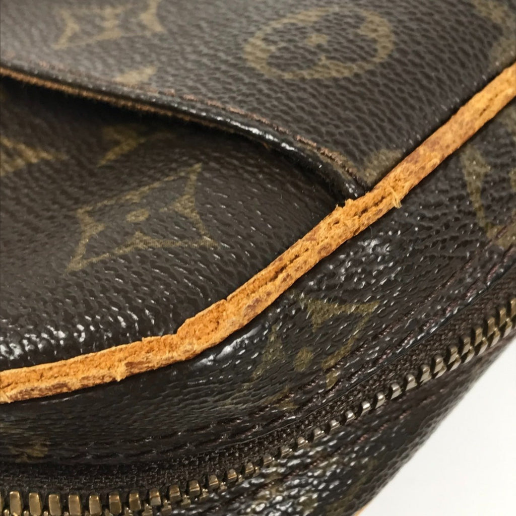 Louis Vuitton Brown Monogram Pochette Shoulder Bag Sling Bag