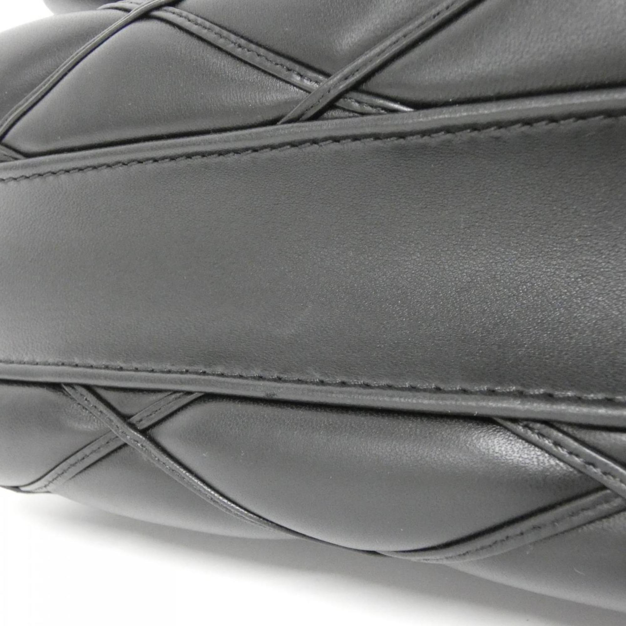 Louis Vuitton Black Leather Shoulder Bag