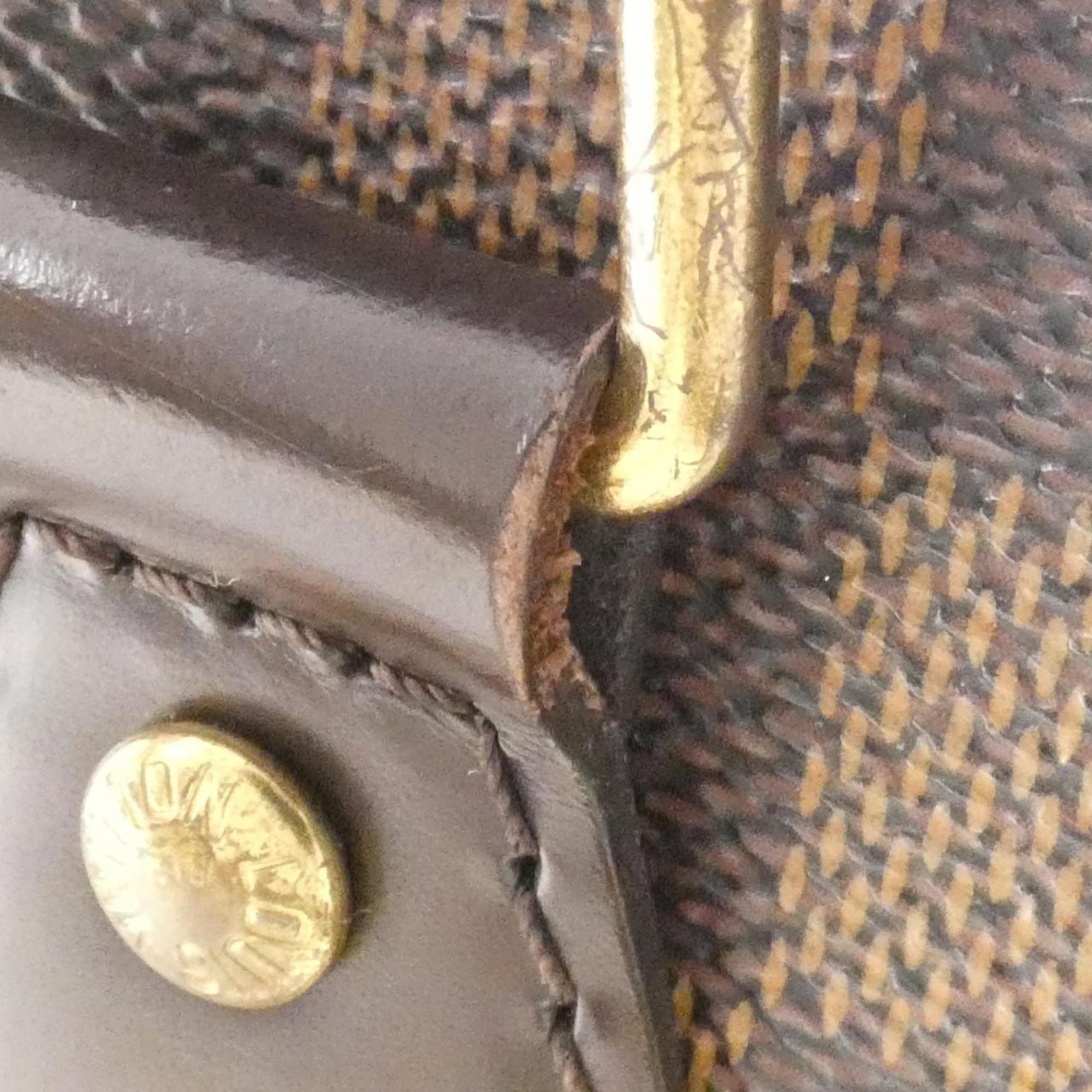 Louis Vuitton Ebene Coated Canvas Handbag