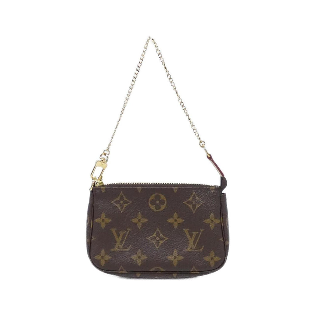 Louis Vuitton Brown Coated Canvas Pochette Pouch