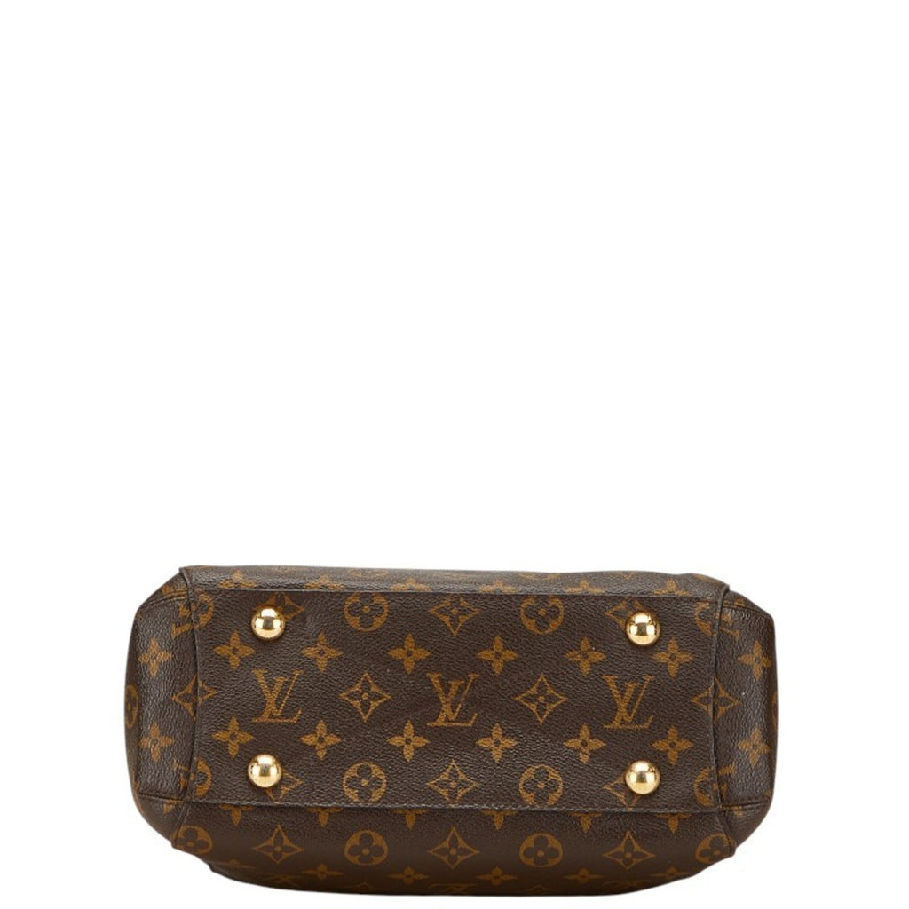 Louis Vuitton Monogram Brown Pvc Leather Handbag Shoulder Bag