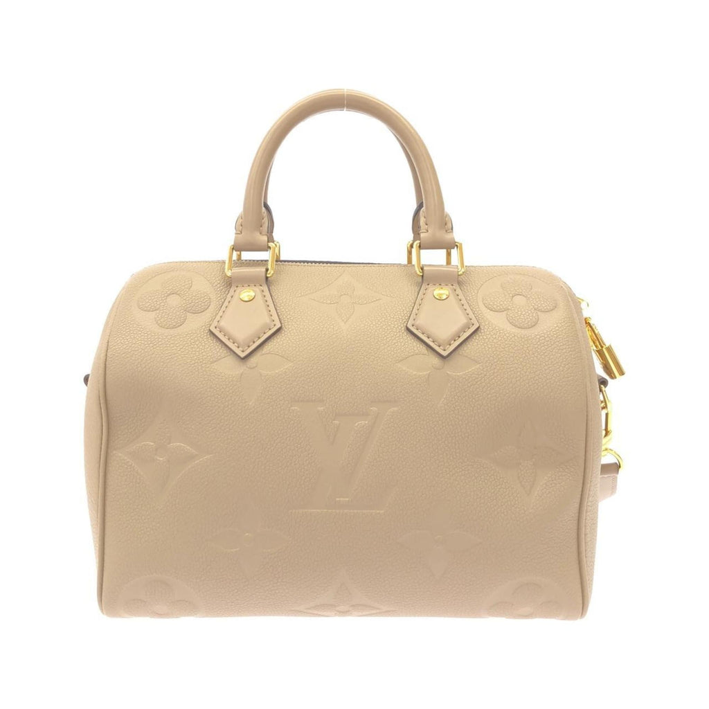 Louis Vuitton Monogram Empreinte Tourterelle Leather Boston Bag
