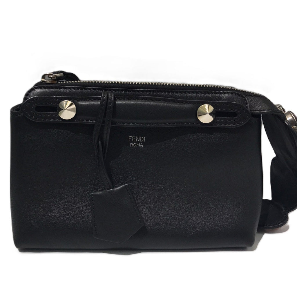Fendi Black Leather Handbag Shoulder Bag