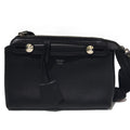 Fendi Black Leather Handbag Shoulder Bag