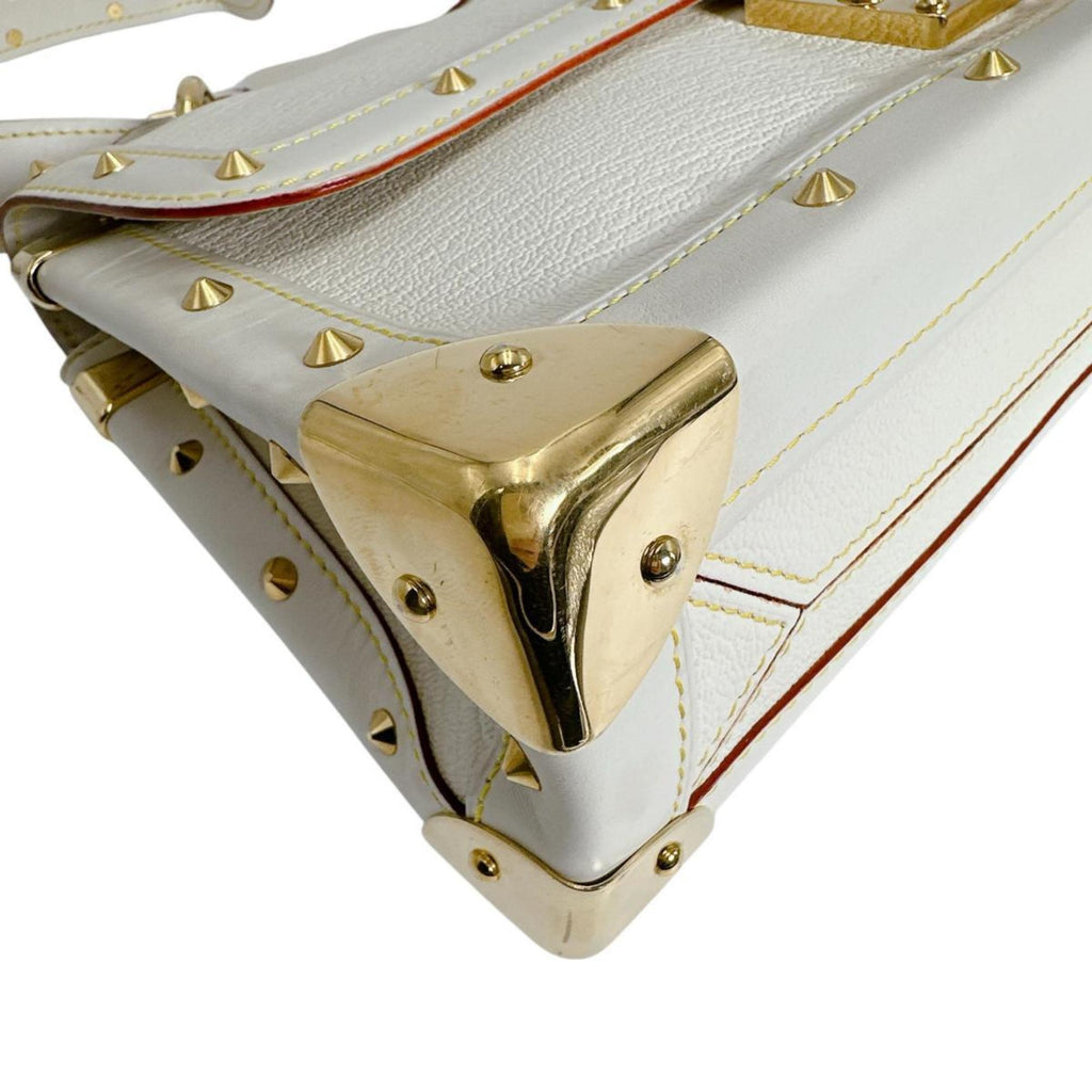 Louis Vuitton Blanc Leather Shoulder Bag