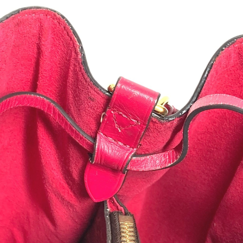 Louis Vuitton Brown Pink Monogram Shoulder Bag