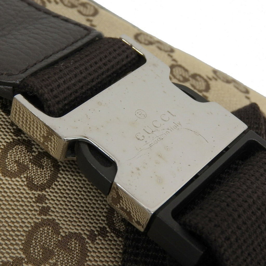 Gucci Beige Canvas Pouch Sling Bag (Pre-Owned)