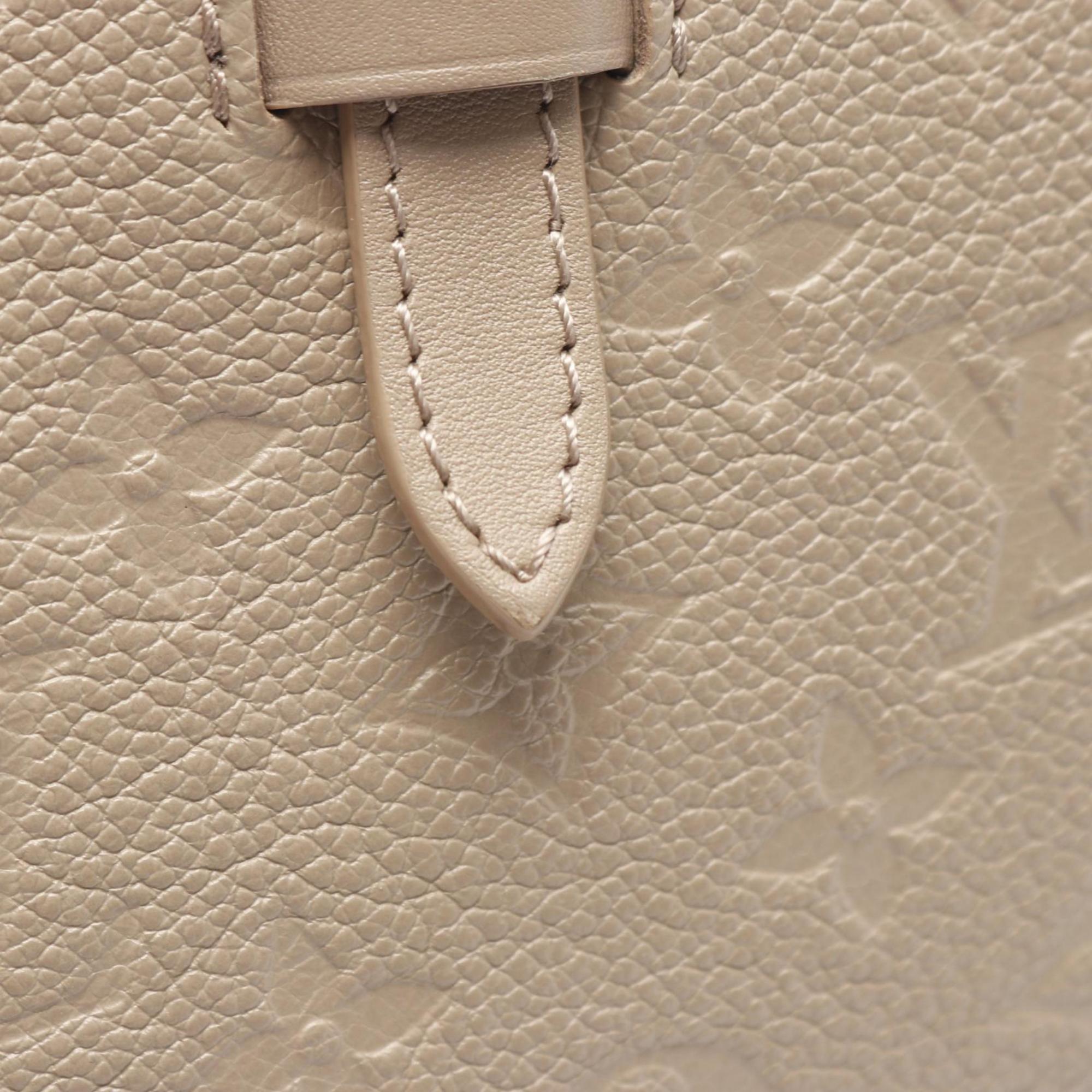Louis Vuitton Beige Leather Handbag