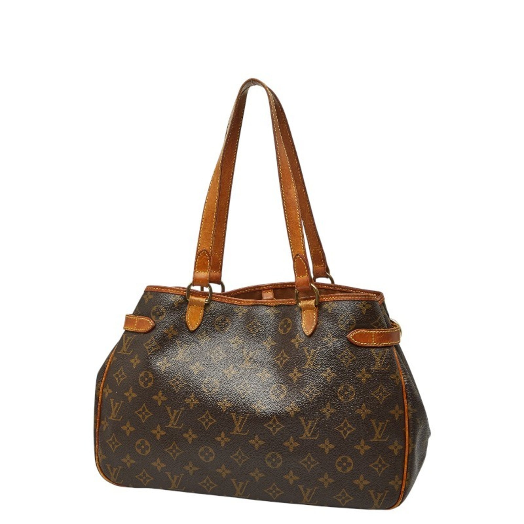Louis Vuitton Brown Pvc Shoulder Bag Tote Bag
