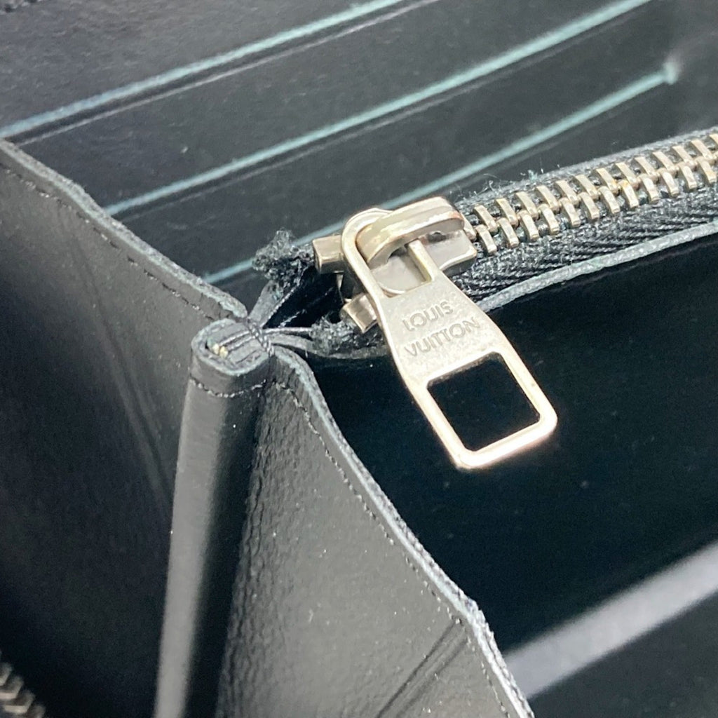 Louis Vuitton Black Noir Damier Infini Leather Coin Purse/Coin Case