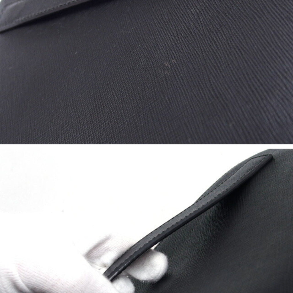Prada Nero Leather Clutch Bag