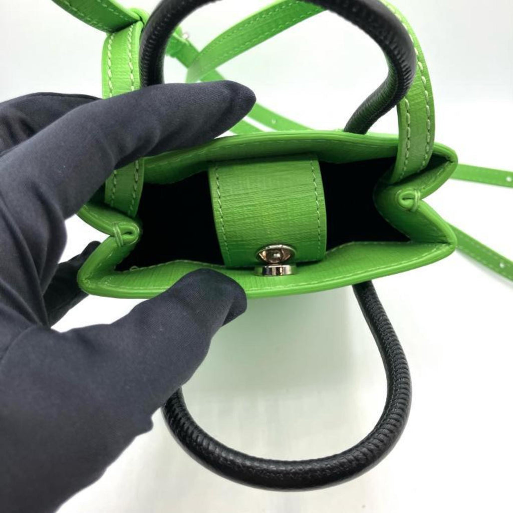Balenciaga Green Leather Shoulder