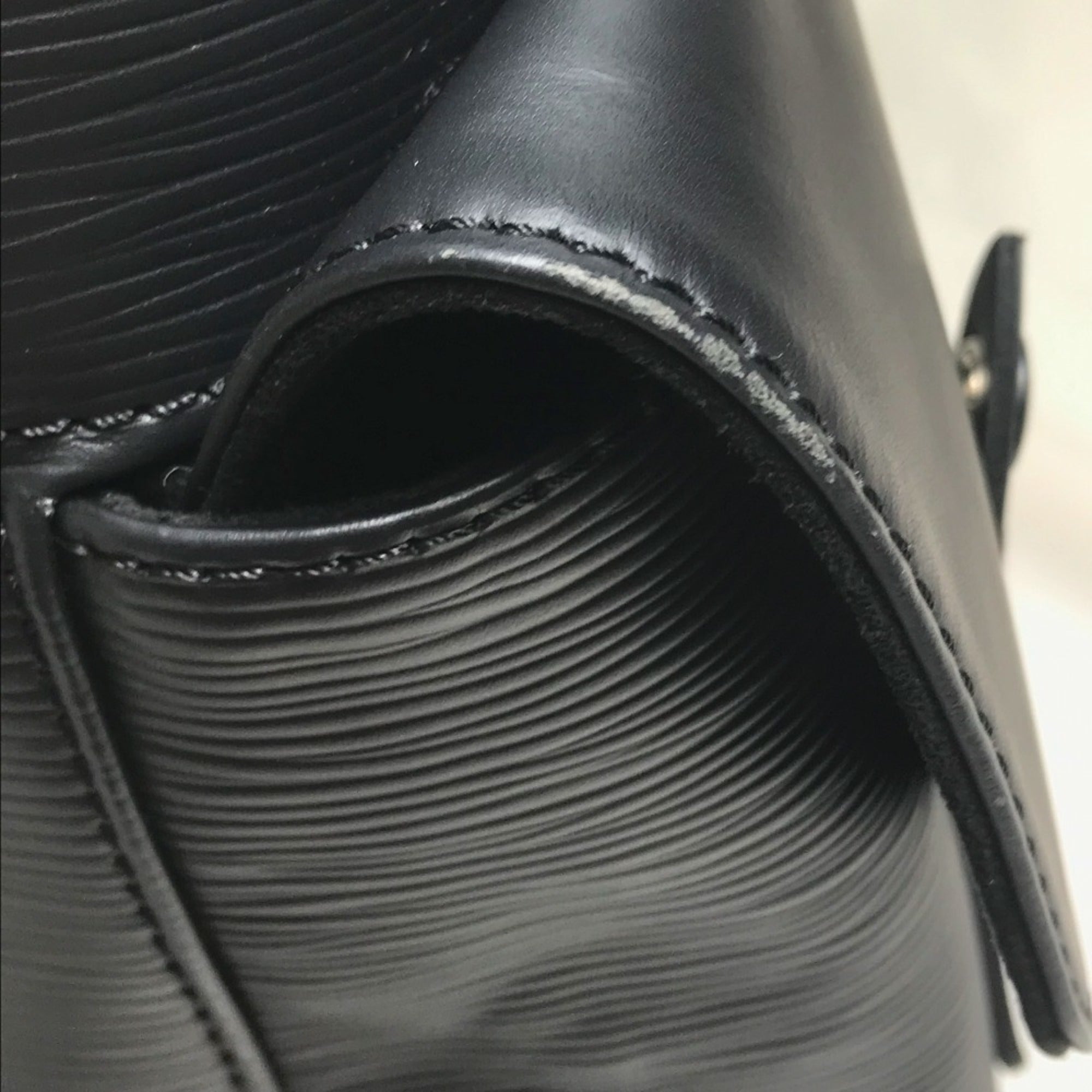 Louis Vuitton Black Epi Leather Backpack