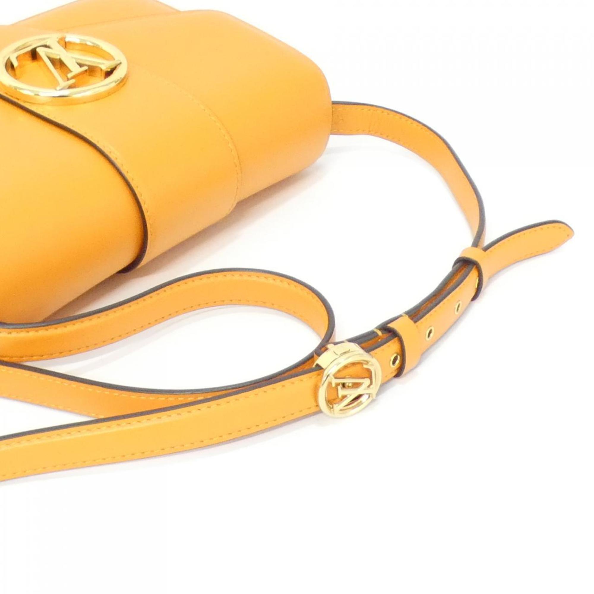 Louis Vuitton Orange Leather Shoulder Bag