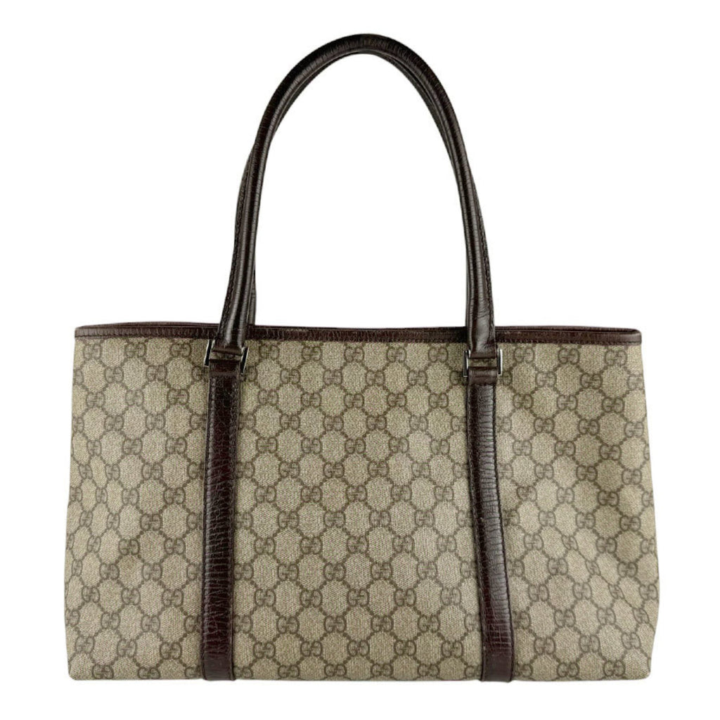 Gucci Brown Gg Supreme Shoulder Bag Tote Bag (Pre-Owned)