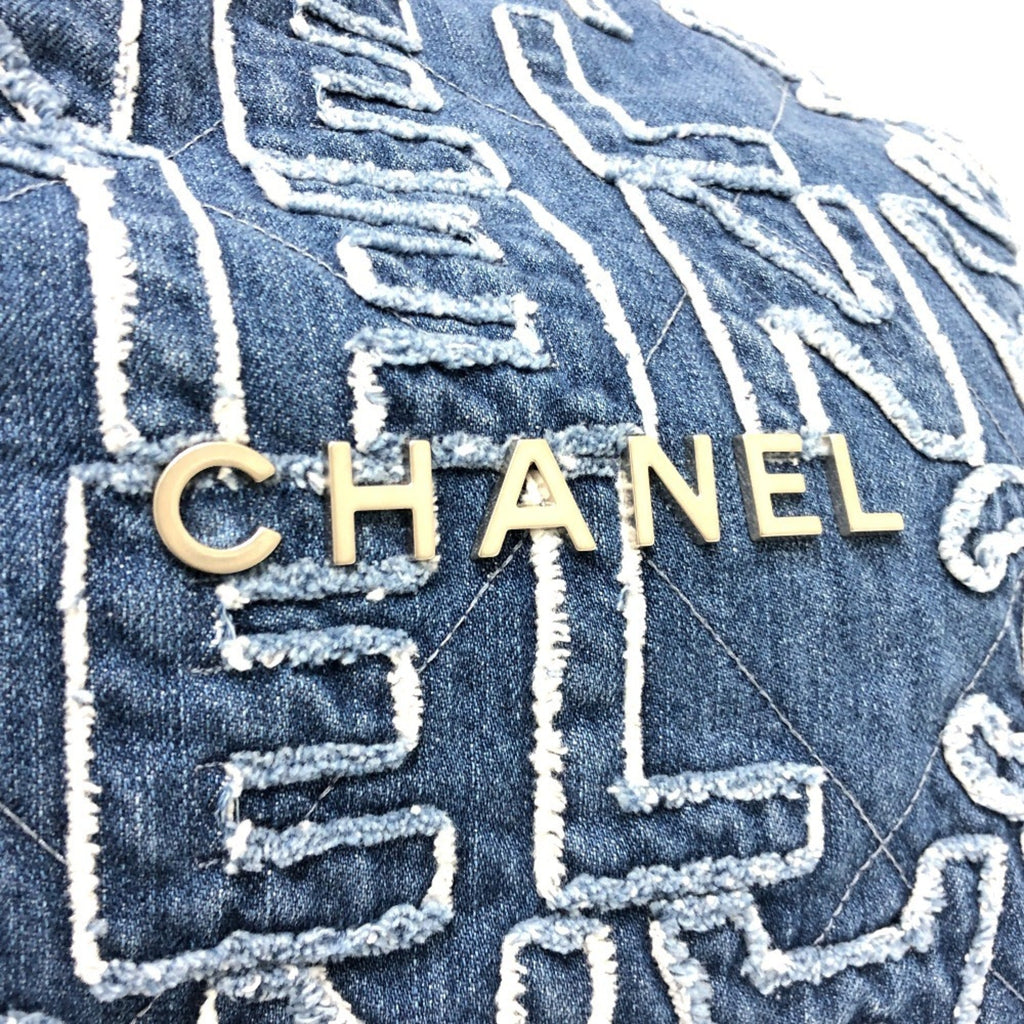 Chanel Blue Denim Shoulder Bag