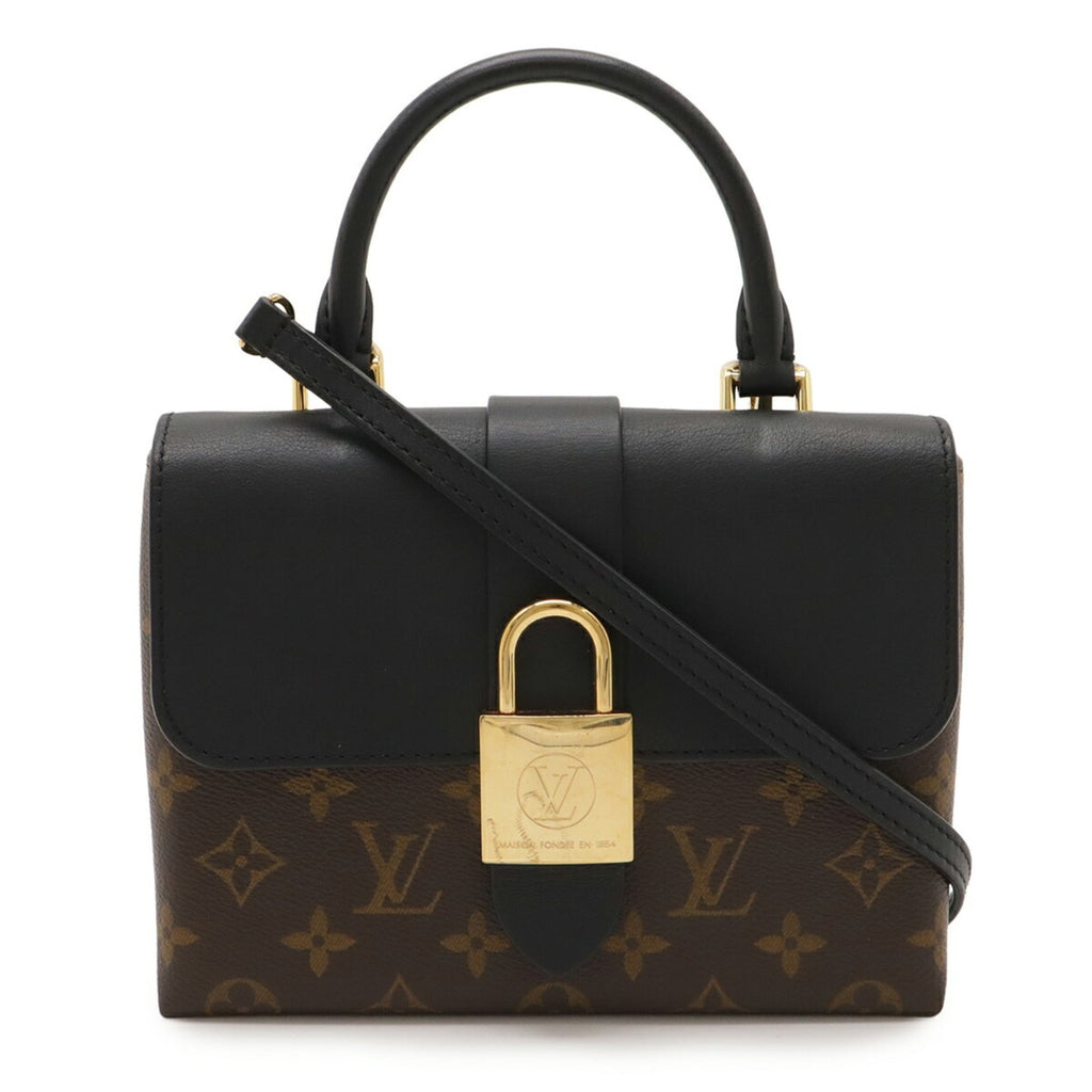 Louis Vuitton Monogram Black Noir Monogram Leather Handbag Shoulder Bag
