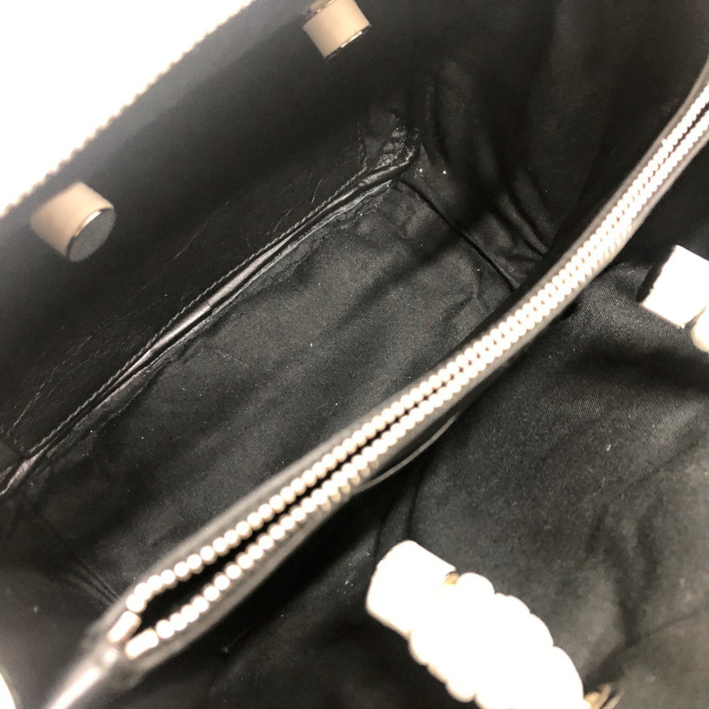 Balenciaga White Leather Hand