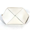Bottega Veneta White Leather Pouch
