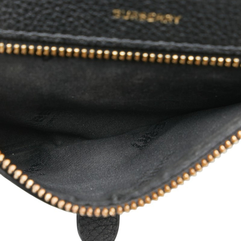 Burberry Black Leather Wallet (Bi-Fold)