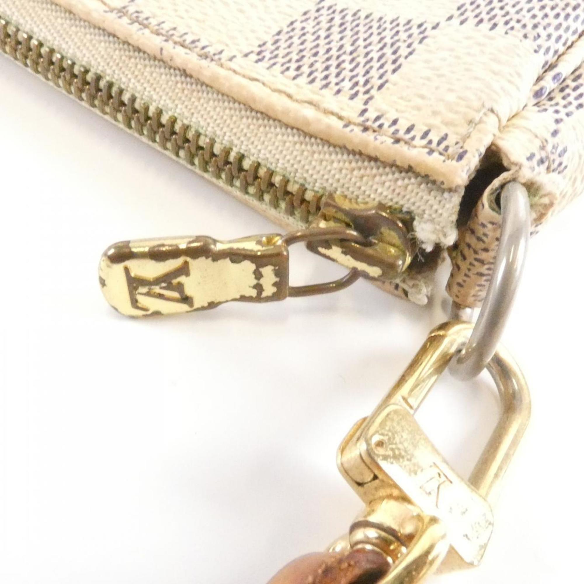 Louis Vuitton Azur Coated Canvas Pochette Pouch