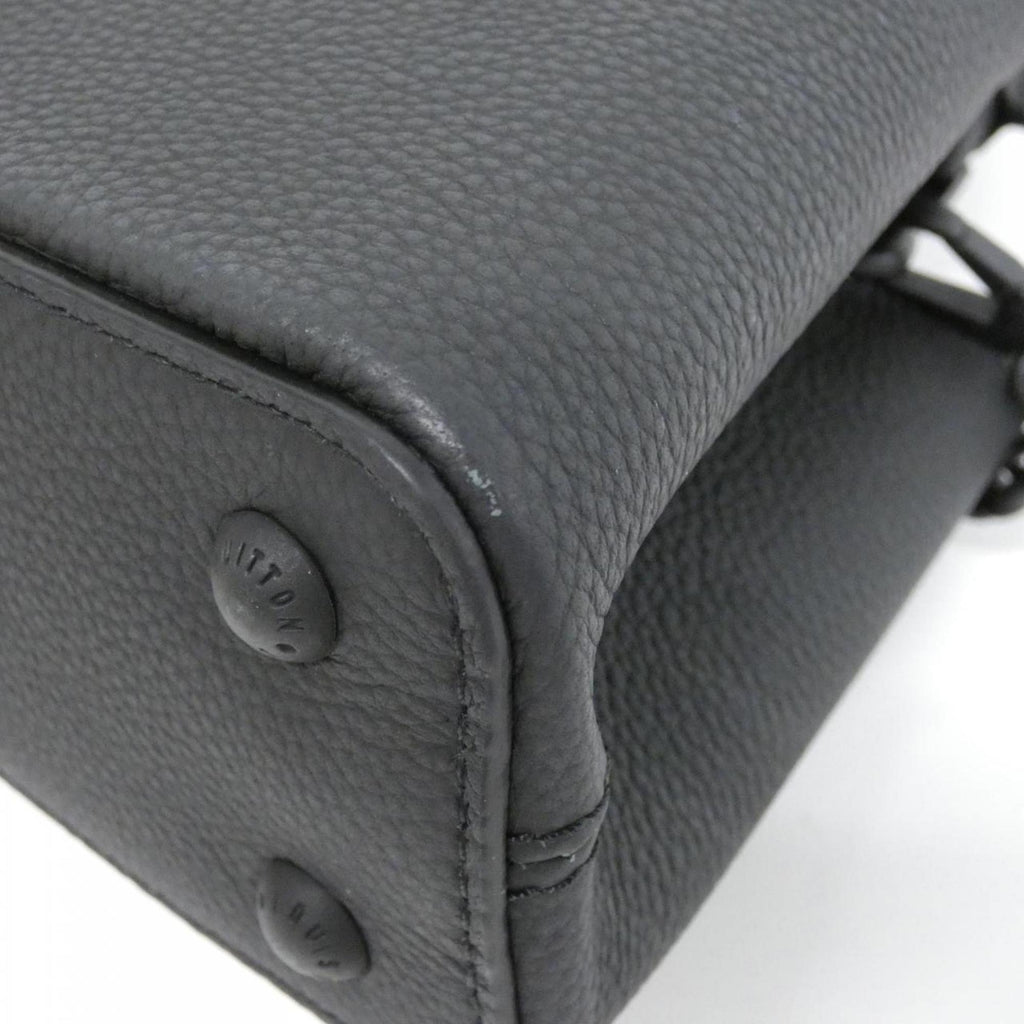Louis Vuitton Black Leather Handbag