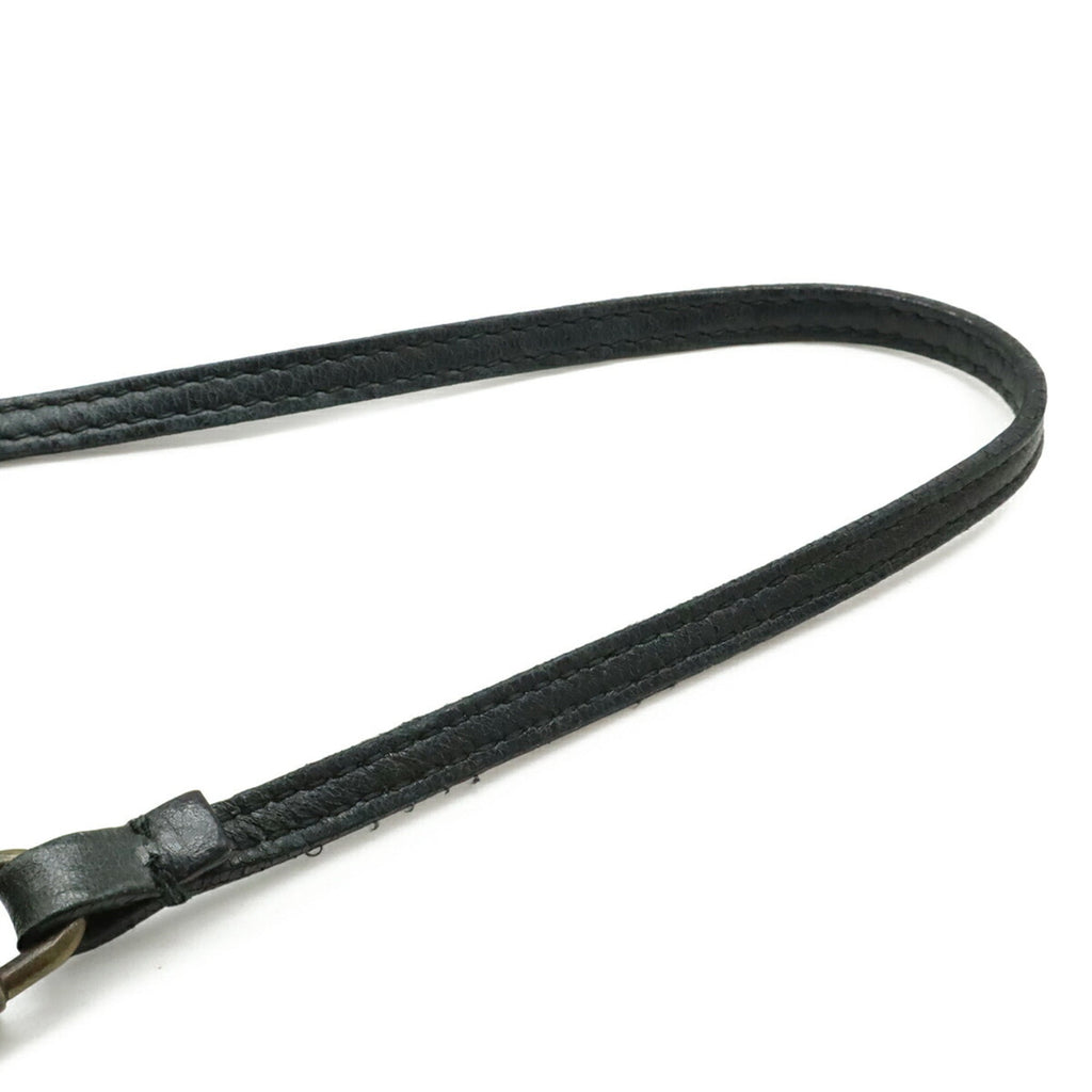 Balenciaga Hip Dark Green Leather Pochette Shoulder
