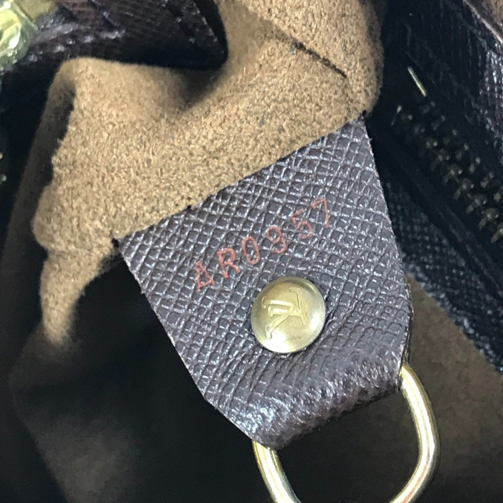 Louis Vuitton Brown Damier Canvas Ebene Damier Canvas Pouch Shoulder Bag Tote Bag