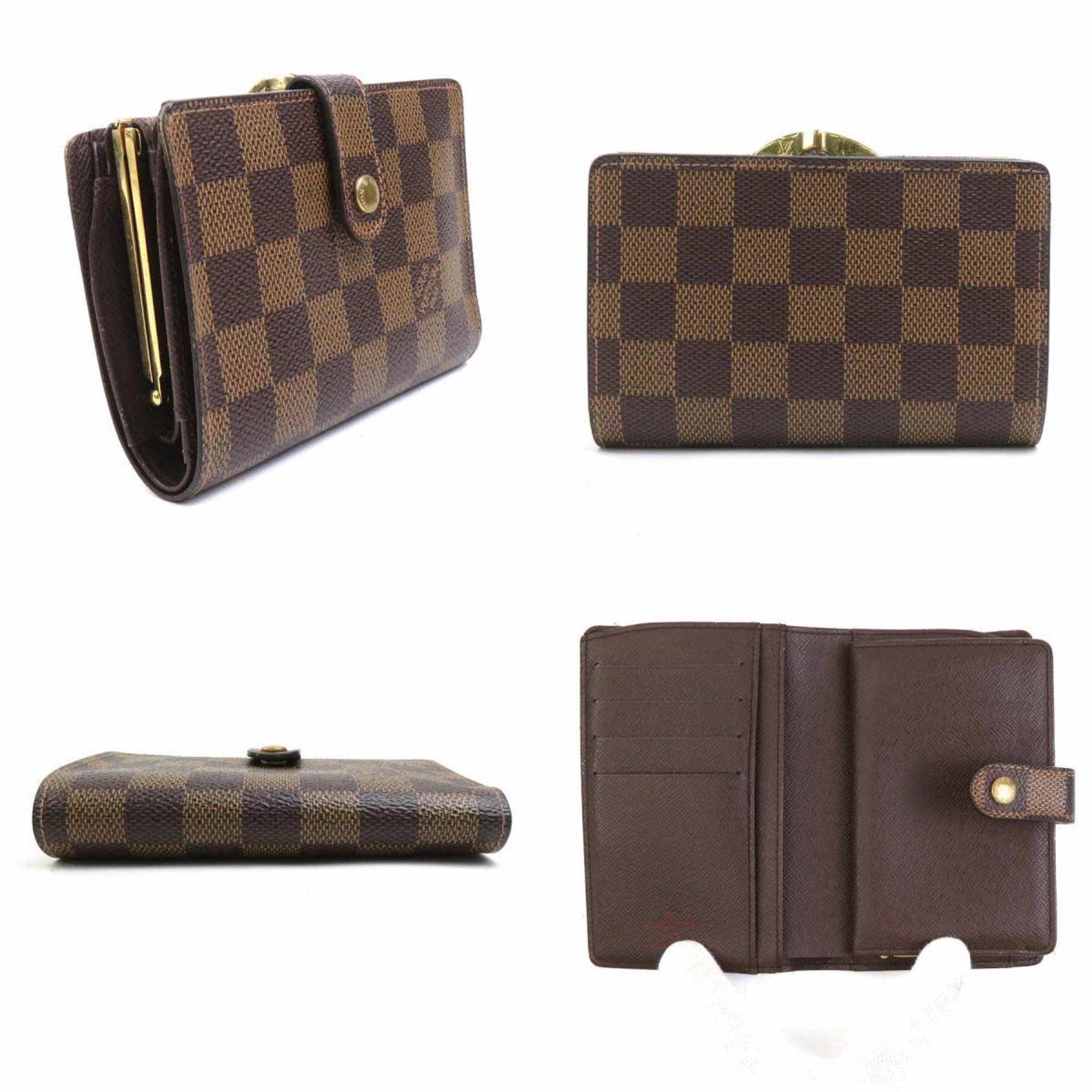 Louis Vuitton Damier Brown Damier Canvas Galle Damier Canvas Wallet