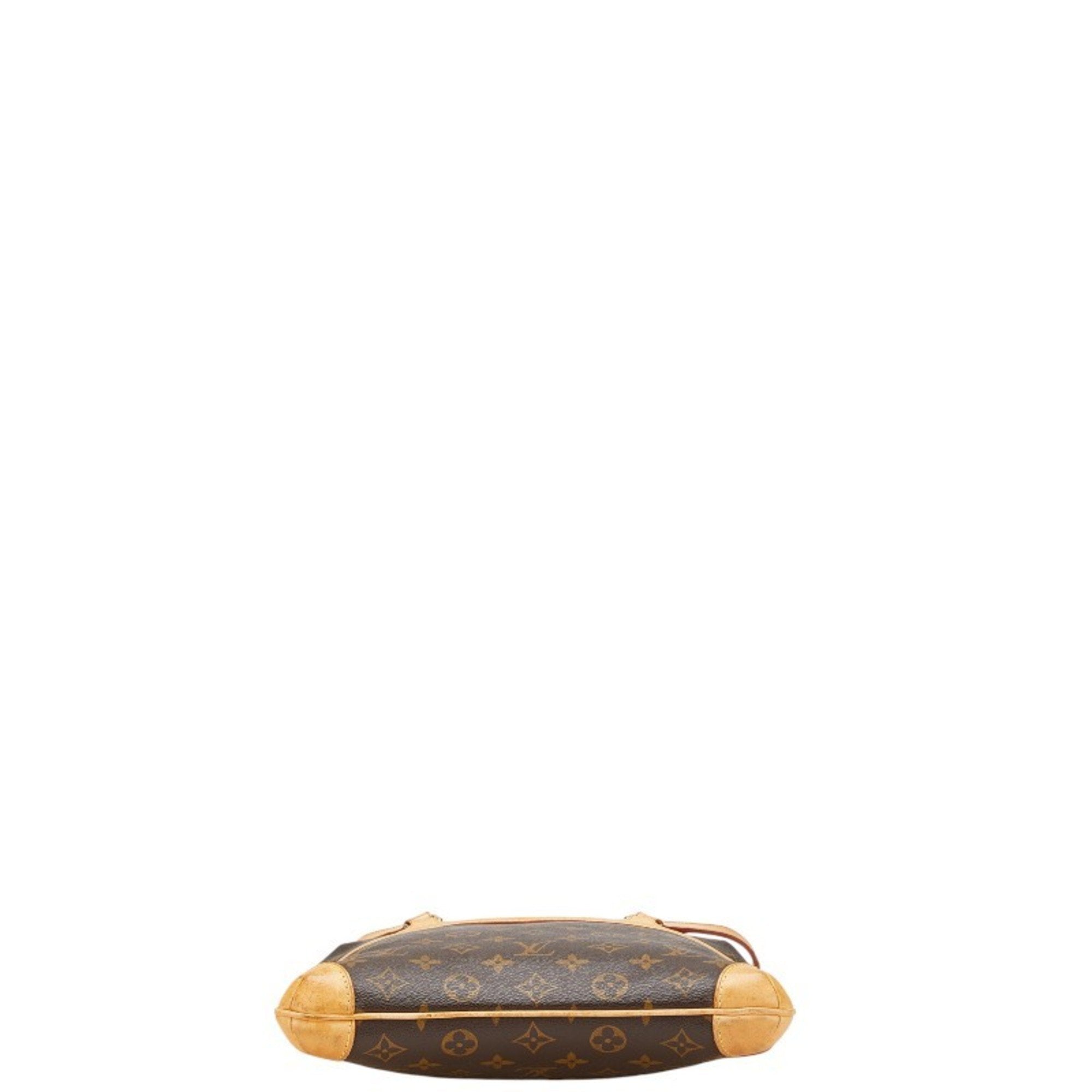 Louis Vuitton Brown Pvc Leather Handbag Shoulder Bag
