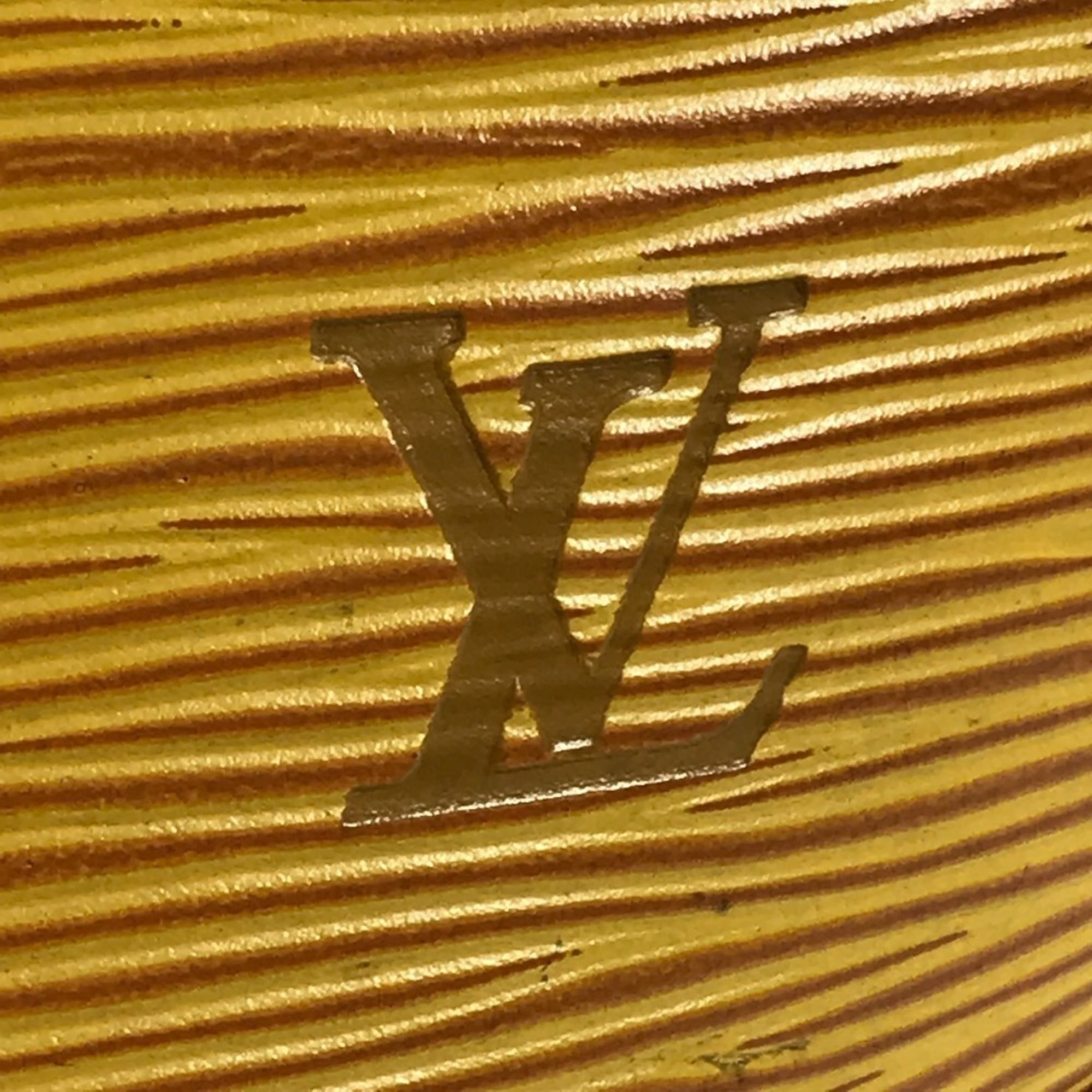 Louis Vuitton Yellow Epi Leather Handbag Tote Bag