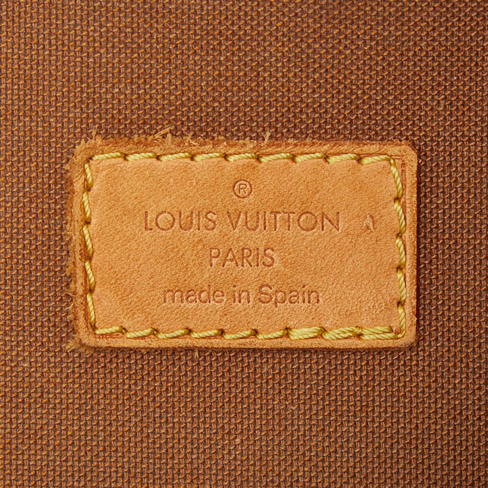 Louis Vuitton Brown Pvc Leather Sling Bag