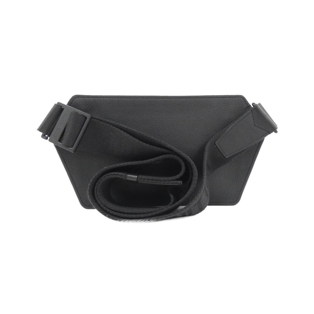 Louis Vuitton Black Leather Shoulder Bag