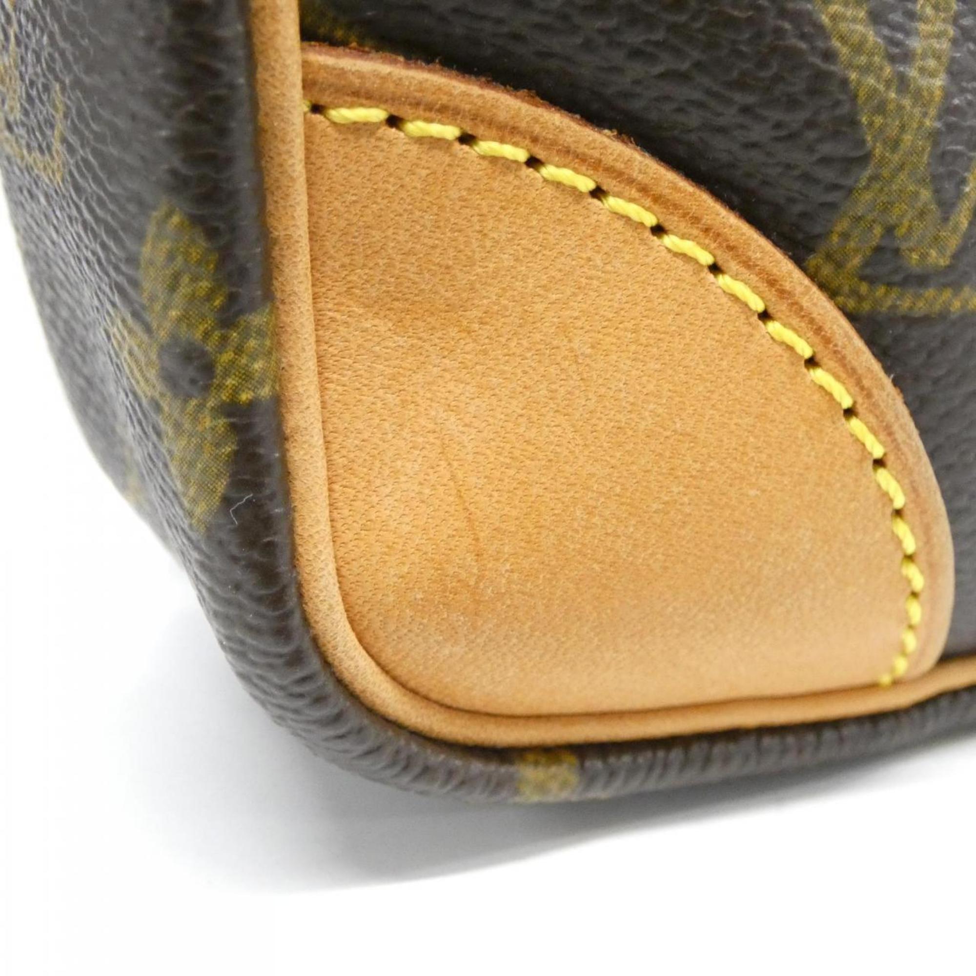Louis Vuitton Marron Coated Canvas Shoulder Bag