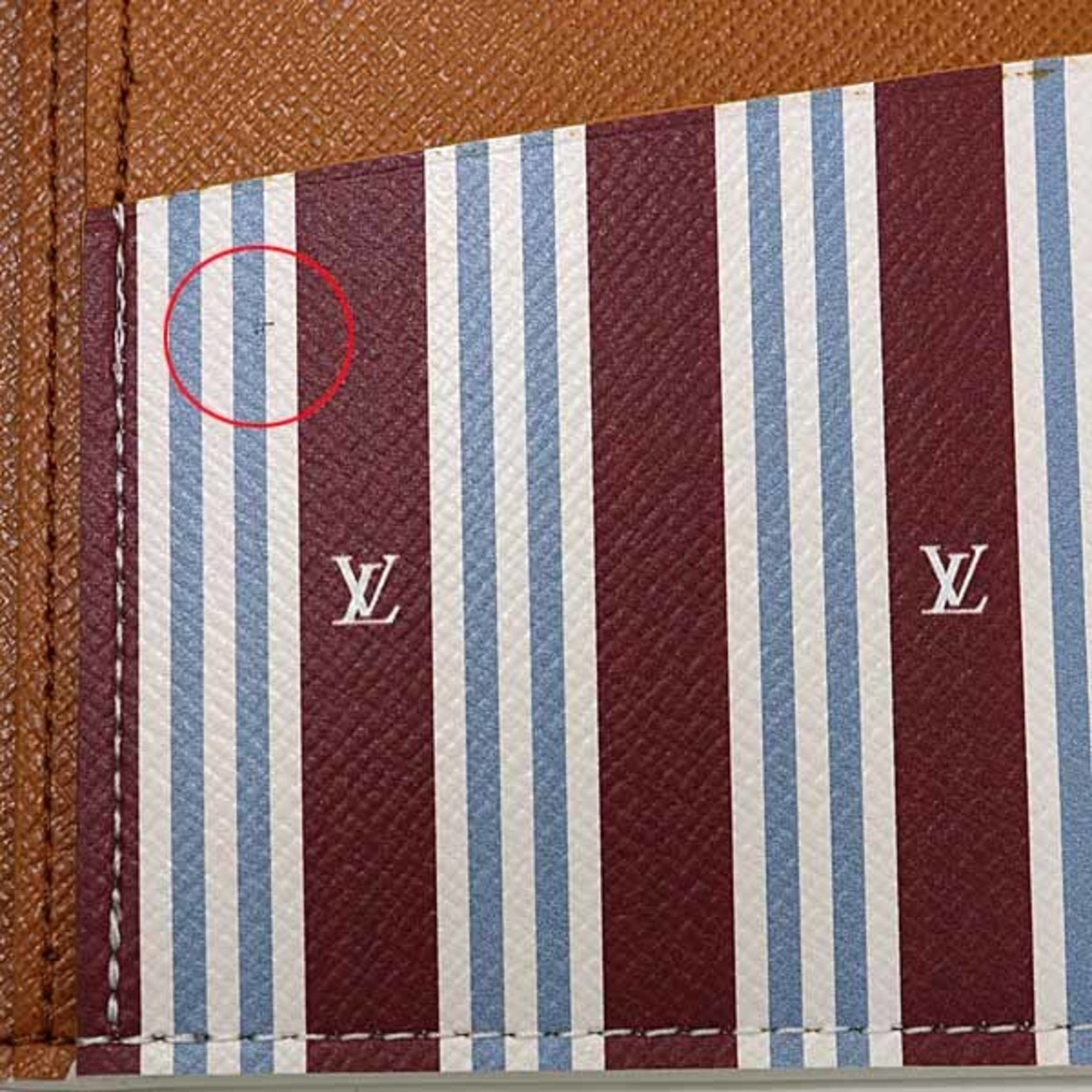 Louis Vuitton Monogram White Leather Long Wallet